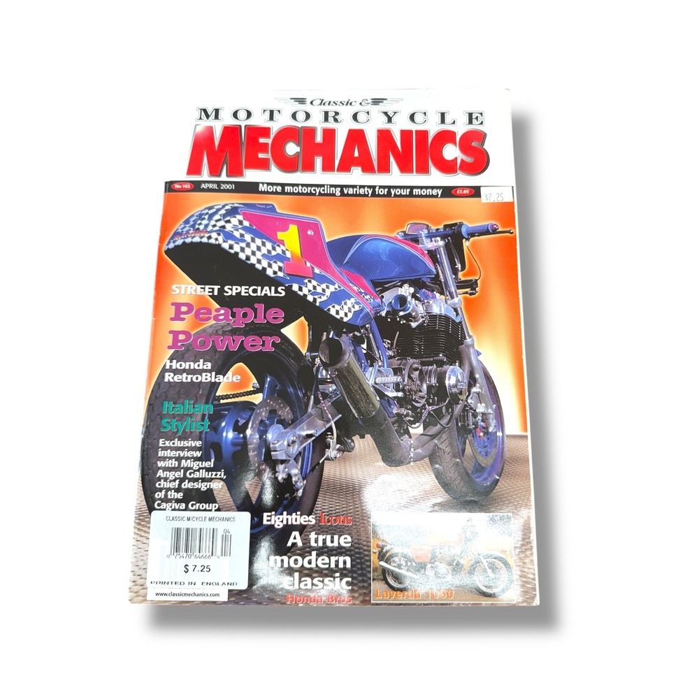Classic Motorcycle Mechanics Magazine 2001 Vintage RetroBlade‎ Issue